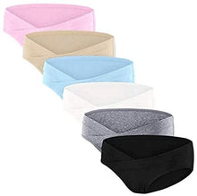 Load image into Gallery viewer, 6 Pack Women Cotton Maternity Underwear