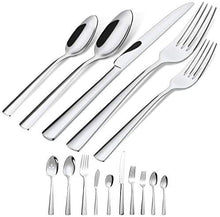 Load image into Gallery viewer, 45-Piece Silverware Flatware Cutlery Set