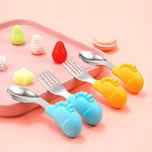 Load image into Gallery viewer, Baby Fork and Spoon Set with Carry Case