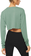 Load image into Gallery viewer, Long Sleeve Crop Top