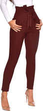 Load image into Gallery viewer, Women Paper Bag Waist Pants