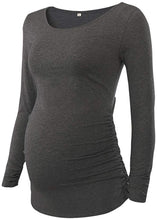 Load image into Gallery viewer, Ecavus Womens Casual Maternity Tops