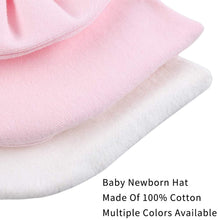 Load image into Gallery viewer, Newborn Baby Girl Hat Cotton