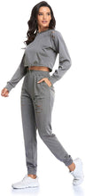 Load image into Gallery viewer, Sweatsuits for Women Set Long Sleeve