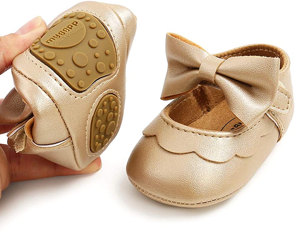 Gold baby shoes hot sale size 4