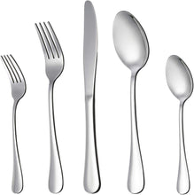 Load image into Gallery viewer, 20 Piece Silverware Flatware Cutlery Set