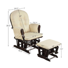 Load image into Gallery viewer, Baby Glider and Ottoman Feeding Chair