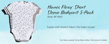 Load image into Gallery viewer, Ultimate Baby Flexy 5 Pack Short Sleeve Bodysuits
