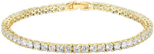 Load image into Gallery viewer, Gold Classic Tennis Bracelet