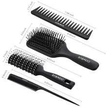 Load image into Gallery viewer, 4Pcs Hair Brush Set