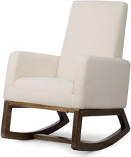 Load image into Gallery viewer, Rocking Chair Upholstered For Breastfeeding
