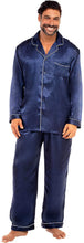 Load image into Gallery viewer, Men Button Down Satin Pajama Set