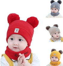 Load image into Gallery viewer, Soft Warm Knitted Baby Hats