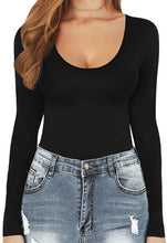 Load image into Gallery viewer, Women Scoop Neck Short Sleeve Bodysuit