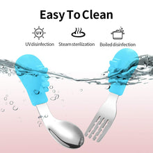 Load image into Gallery viewer, Baby Fork and Spoon Set with Carry Case