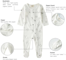 Load image into Gallery viewer, Organic Cotton Baby Boy Girl Wondersuit