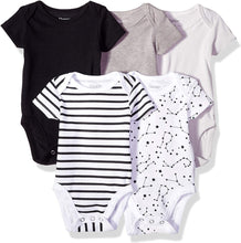 Load image into Gallery viewer, Ultimate Baby Flexy 5 Pack Short Sleeve Bodysuits