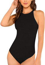 Load image into Gallery viewer, Women Skinny Halter Bodysuit