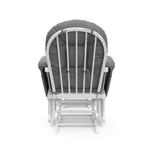 Load image into Gallery viewer, Premium Hoop Glider and Ottoman Feeding Chair