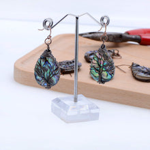 Load image into Gallery viewer, Sea Abalone Shell Earrings/Pendant Necklace