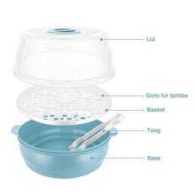 Load image into Gallery viewer, Baby Bottle Microwave Steam Sterilizer