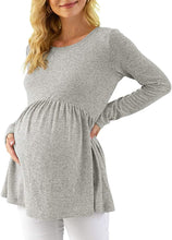 Load image into Gallery viewer, Womens Maternity Tunics Shirts