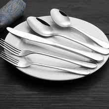 Load image into Gallery viewer, 24-Piece Flatware Set with Steak Knives