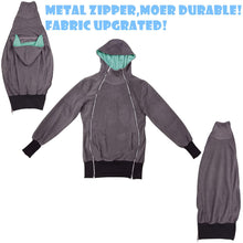 Load image into Gallery viewer, Women's Fleece Zip Up Maternity Baby Wearing Jacket…