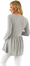 Load image into Gallery viewer, Womens Maternity Tunics Shirts