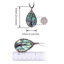 Load image into Gallery viewer, Sea Abalone Shell Earrings/Pendant Necklace