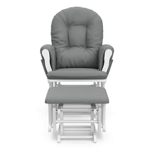 Load image into Gallery viewer, Premium Hoop Glider and Ottoman Feeding Chair