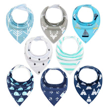 Load image into Gallery viewer, Baby Bibs 8 Pack Soft and Absorbent