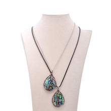 Load image into Gallery viewer, Sea Abalone Shell Earrings/Pendant Necklace