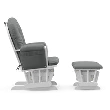 Load image into Gallery viewer, Premium Hoop Glider and Ottoman Feeding Chair