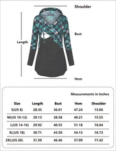 Load image into Gallery viewer, Quinee Women's Long Sleeve Plaid Nursing Sweatshirts