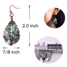 Load image into Gallery viewer, Sea Abalone Shell Earrings/Pendant Necklace