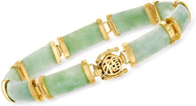 Load image into Gallery viewer, Green Jade"Good Fortune" Bracelet