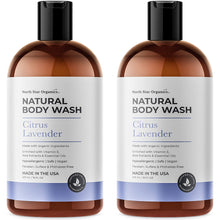Load image into Gallery viewer, Natural Body Wash Lavender & Citrus