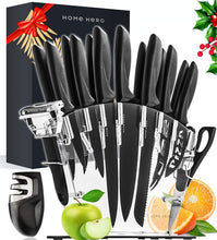 Load image into Gallery viewer, 17 Pieces Kitchen Knives Set
