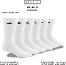 Load image into Gallery viewer, Men Athletic Cushioned Crew Socks