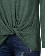 Load image into Gallery viewer, Women Casual Twist Knot Tunics Tops