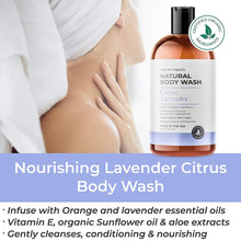 Load image into Gallery viewer, Natural Body Wash Lavender & Citrus