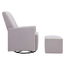 Load image into Gallery viewer, Upholstered Swivel Glider Feeding Chair