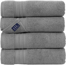 Load image into Gallery viewer, Linen 100% Cotton 27x54 4 Piece Towels