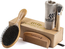 Load image into Gallery viewer, Wooden Comb & Detangling Hair Brushes