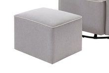 Load image into Gallery viewer, Upholstered Swivel Glider Feeding Chair