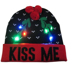 Load image into Gallery viewer, Christmas Designs LED Light Up Knitted Beanie Hat