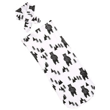 Load image into Gallery viewer, Newborn Cocoon Swaddle Wrap with Headband