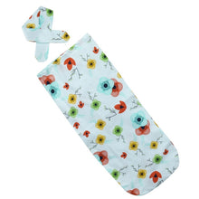 Load image into Gallery viewer, Newborn Cocoon Swaddle Wrap with Headband