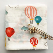 Load image into Gallery viewer, Organic Cotton Bamboo Multi-Purpose Swaddle Blanket